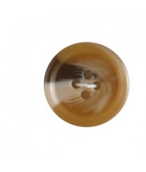 Carte de 4 boutons Chinés marron 20mm - Distrifil Marron