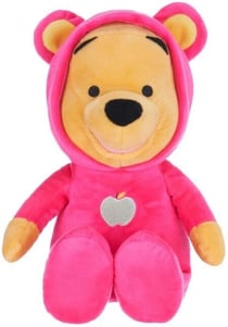 Peluche disney xxl winnie the pooh grenouillere rose 1 metre - grande peluche 100cm - peluche licence