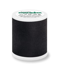 Laissez Libre Cours à Votre Créativité avec le Fil à Broder Lana N°12 de Madeira - 200M pour brodeuse et surjeteuse 3892 Noir