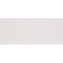 Bobine élastique côtelé 25m Blanc