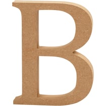Lettre, B, H : 13 cm, ép. 2 cm, 1 pièce