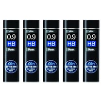 Mine de rechange pour porte-mine - PENTEL - Lot de 5 étuis de 36 mines 0,9 mm HB