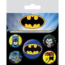Batman pack 5 badges