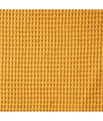 Tissu coton Nid d'Abeille de 150 cm de largeur Moutarde Jaune vendu par 50 cm
