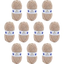 10 pelotes - 100% acrylique - Beige - 964 - 50g - 140m - DMC - Knitty 4 - Tricot