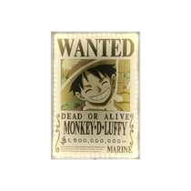 One Piece - Lampe murale LED Wanted Luffy 30 cm