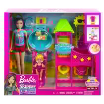Coffret barbie skipper parc aquatique + poupees - metier, premiers jobs - mattel - hkd80