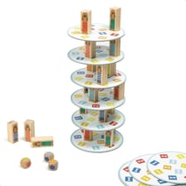 Jeu d'équilibre La tour des chiots - Eurekakids