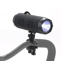Enceinte Bluetooth Portable Étanche Lumière LED FM TWS Autonomie 3H Noir YONIS