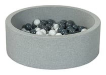 Piscine à balles Aire de jeu + 150 balles blanc,gris