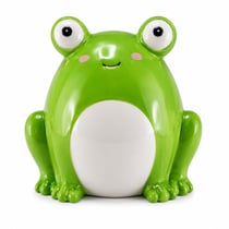 Tirelire grenouille en céramique avec bouchon