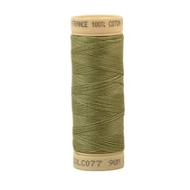 Bobine fil coton 90m fabriqué en France -Vert Kaki C77