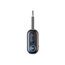Avizar Émetteur et Récepteur Audio Bluetooth 5.3 Jack 3,5mm avec Adaptateur Avion Noir