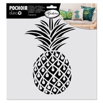 Pochoir pour textiles - Ananas