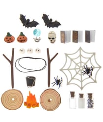 Set de decoration miniature halloween