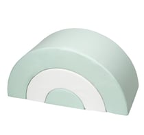Arc - en - ciel mini – lot de 3 gros blocs blanc Menthe - Velinda