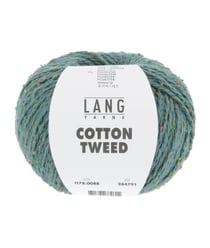 Pelote de Soie et Coton COTTON TWEED - Lang Yarns 88 Bleu