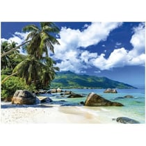 Puzzle SEYCHELLES de 1500 pièces - EDUCA - Paysage et nature - Avec colle Fix Puzzle
