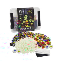 Jeu de construction PLUS PLUS - Coffre découverte phosphorescent - 2000 Pcs - PP3919