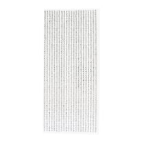 Stickers strass faceté argent 0,4 cm en bande 30 cm