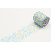 Masking Tape - Masking Tape MT Casa 5 cm pavés ronds bleu - pool blue