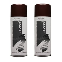 Lot de 2 sprays de peinture - chocolat - AMT