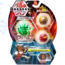 Bakugan battle planet - pack de demarrage ventus krakelios : 3 boules - spin master 20108794