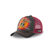 Casquette Capslab Looney Tunes Bugs Bunny Gris Filet Rouge - Capslab