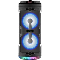 KA03-N - Enceinte lumineuse Bluetooth - 400 W - Fonction karaoké - Lumieres LED colorées - Port USB