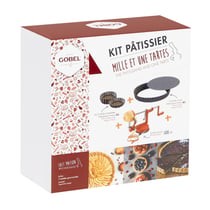 Kit 1001 tartes (1 moule à tarte, 6 tartelettes, 1 pèle-pommes)