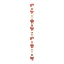 Guirlande cousue Noeud – classique - Rico Design - Rose