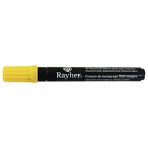 Crayon de marquage, jaune, Pointe ronde 2 - 4mm, avec soupape
