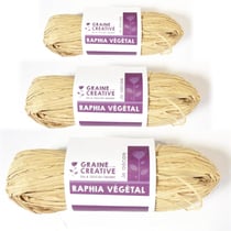 Raphia végétal naturel 150 g
