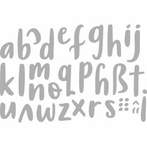 Matrice de découpe 2,8 x 0,5 cm - Lettres alphabet