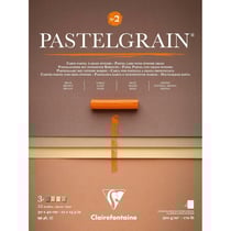 Bloc - Pour pastel - Grain intense - 30x40cm - 360g - 4 teintes - Clairefontaine - Pastelgrain n°2