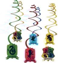 6 Guirlandes Spirales Harry Potter Houses