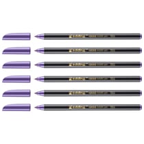 Lot de 6 feutres de coloriage métallisé - EDDING - Pointe ronde 1-3 mm - Violet métallisé