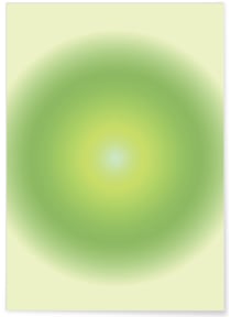 Affiche Aura verte | A3 : 29,7x42cm