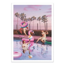 Affiche 50x70 cm - Pool party - Jonas Loose