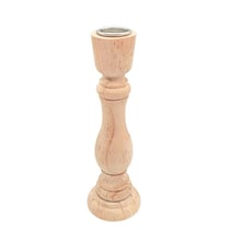 Bougeoir en bois 17,5 x 5,5 cm