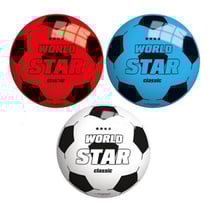 Ballon en plastique world star classic 22 cm - john sports - jeu plein air