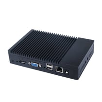 Mini Pc Windows Barebone Ordinateur Quad Core 1.4 Ghz 4Go + 64 Go 6 Wifi Noir YONIS