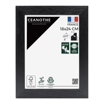 Cadre photo Karma noir 18x24 cm