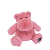 Peluche hippopotame HIP'FUN Rose - 25 cm Histoire D'Ours