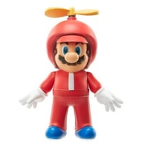 Mario hélice - figurine super mario hélicoptère 8 cm - figurine nintendo articulée - jakks