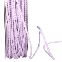 Bobine 30m cordelière polyester 2mm parme