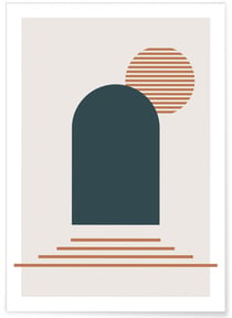 Affiche Abstract Figures 1 | A3 : 29,7x42cm