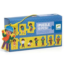 Puzzle frise je m'habille - 10 pcs - Djeco