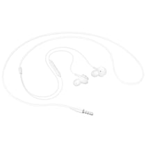 Avizar Écouteurs Filaires Jack 3,5 mm avec Boutons Contrôles Intégrés Blanc