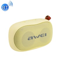 Mini Enceinte Bluetooth Portable Avec Réduction De Bruit Et Micro Intégré Support TF AUX Jaune YONIS